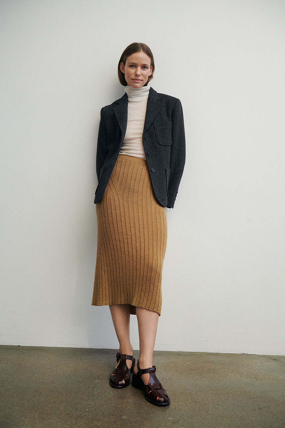 Isager Yarn Kits Ryoanji skirt kit jupe laine