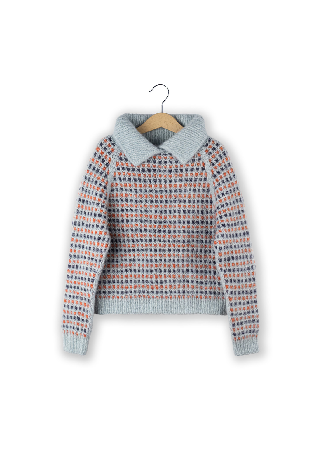 Isager Little Tove Sweater kit tricot pull enfant