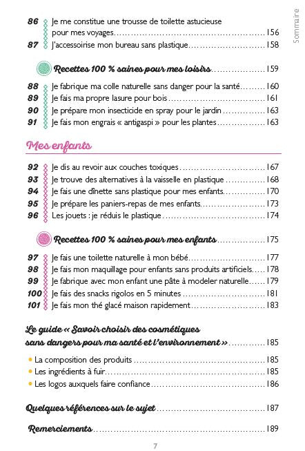 Souccar Zéro plastique zéro toxique livre broché écologie