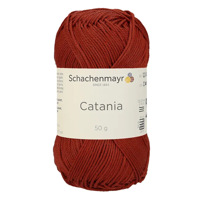 Schachenmayr Catania 0388 fil coton terracotta