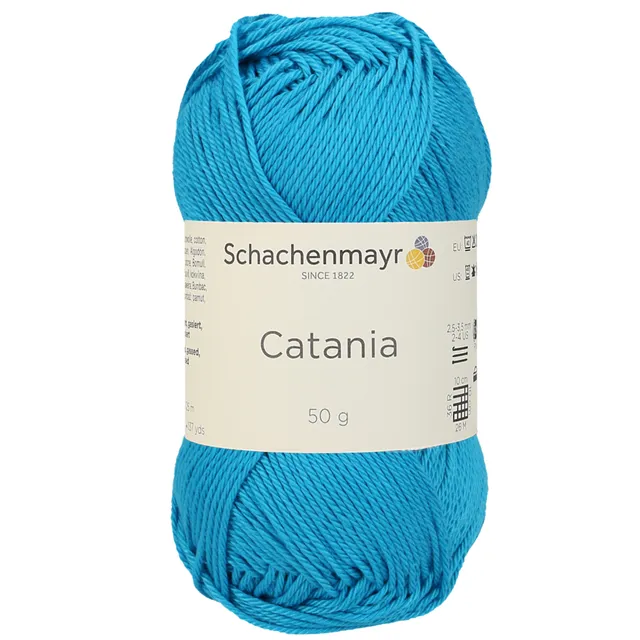 Schachenmayr Catania 0146 fil coton paon 100% coton