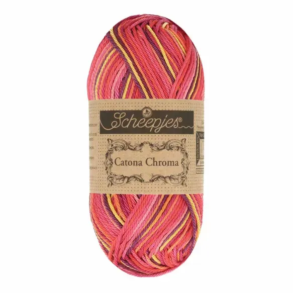 Scheepjes Catona Chroma 016 fil coton dégradé 50 g