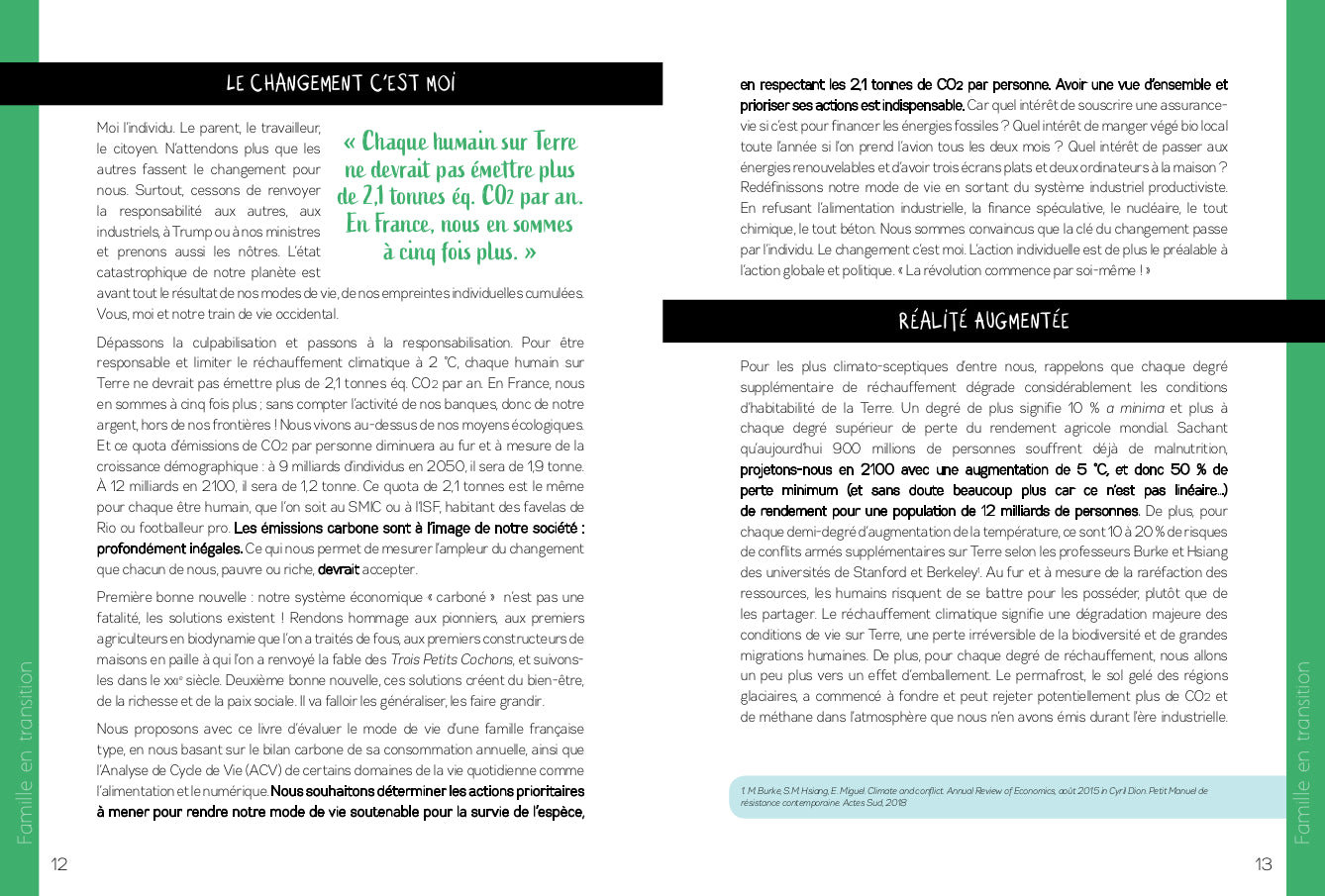 Souccar Guide pratique Famille en transition écologique livre broché