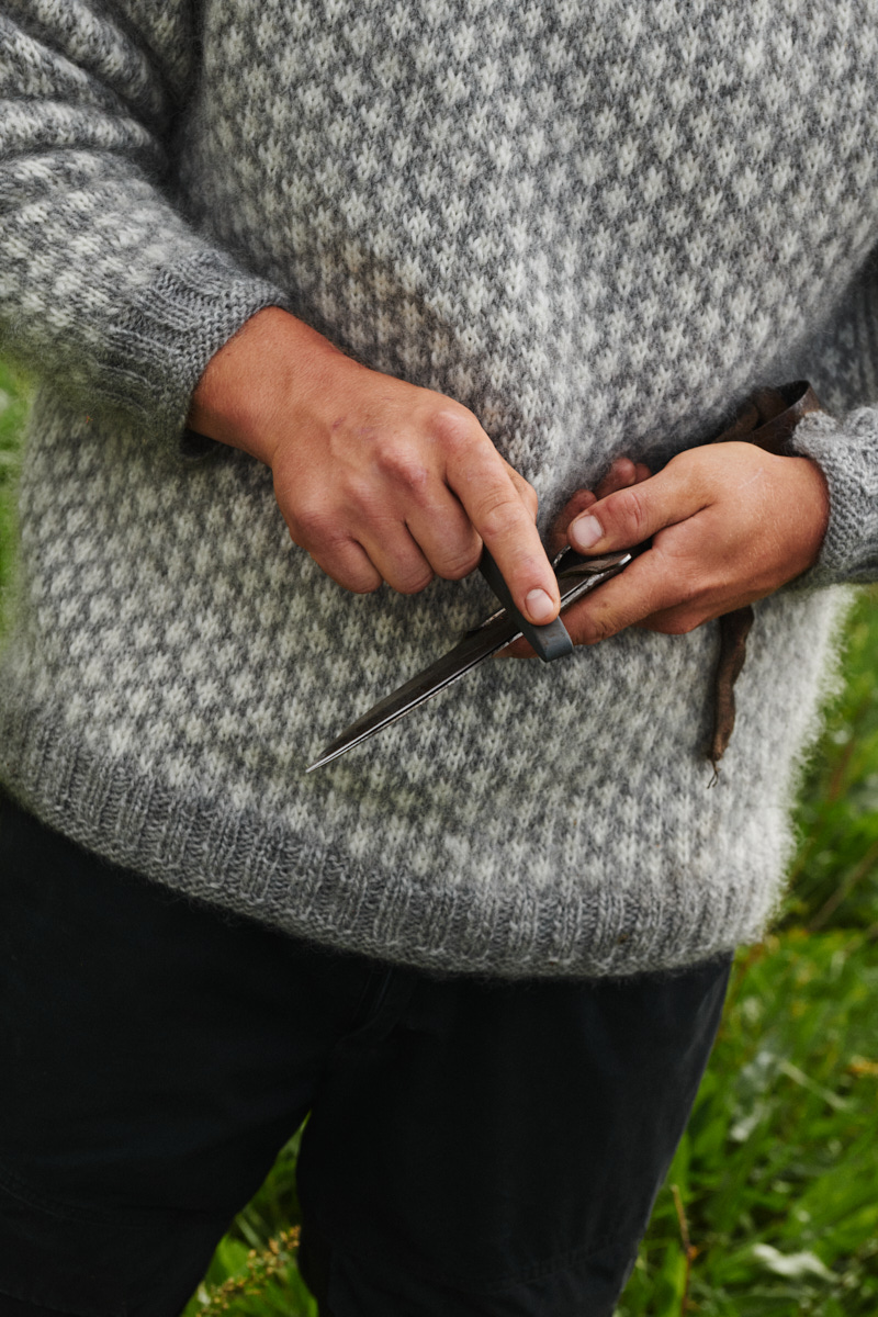 Isager Yarn Kits Knud’s Sweater kit pull Tversted