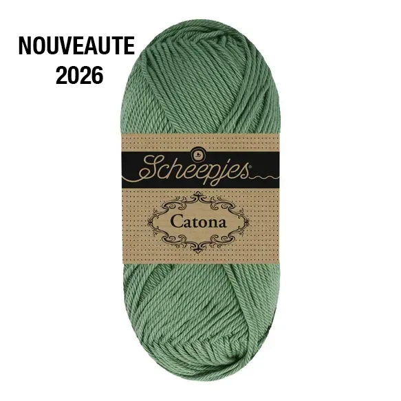 Scheepjes Catona 0102 fil coton crochet oeko-tex