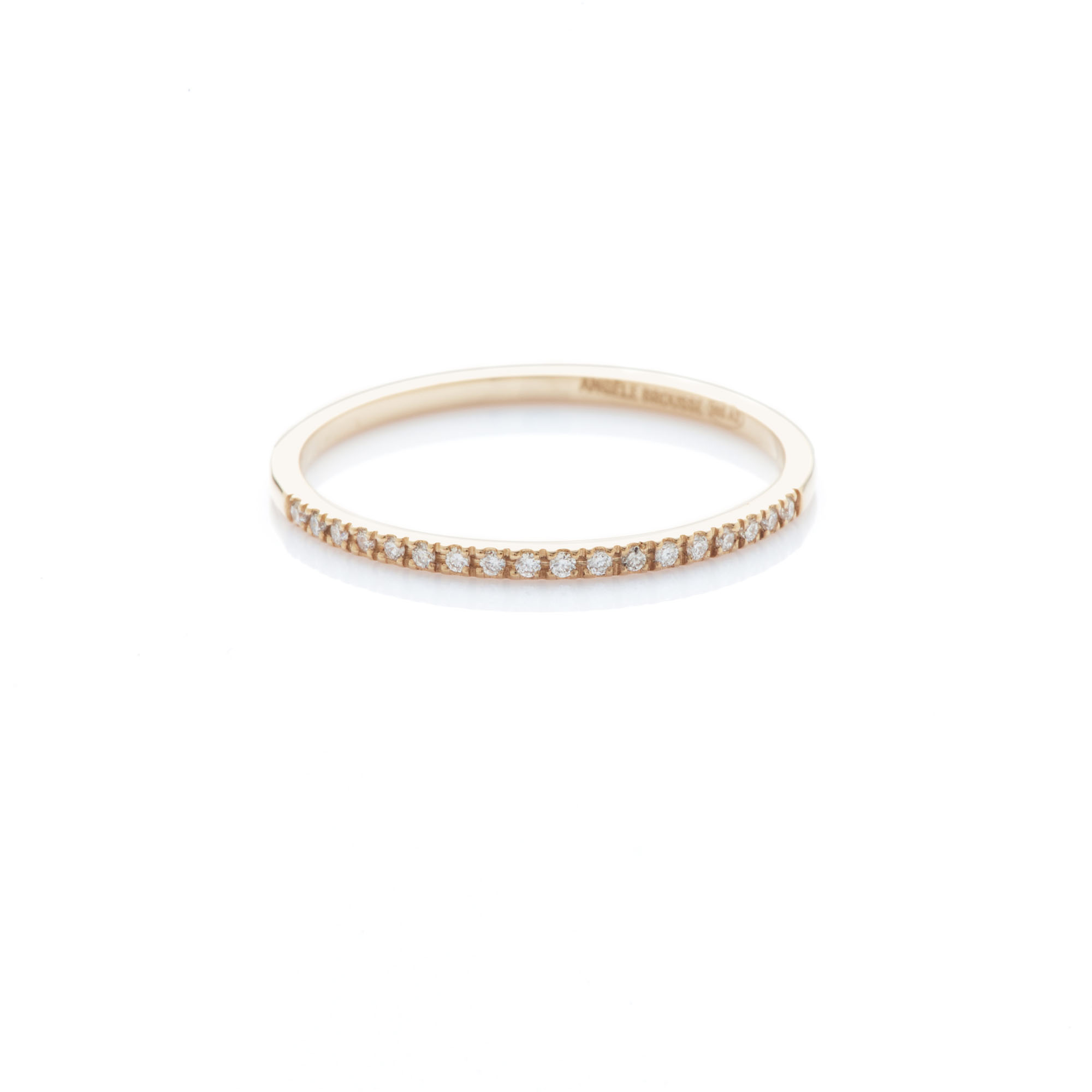 ANGÈLE BROUSSE Dita bague 18 diamants or jaune 18 carats
