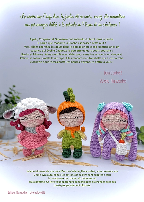 Valerie Fil Un Crochet Les Livres La Chasse aux Oeufs livre crochet A4