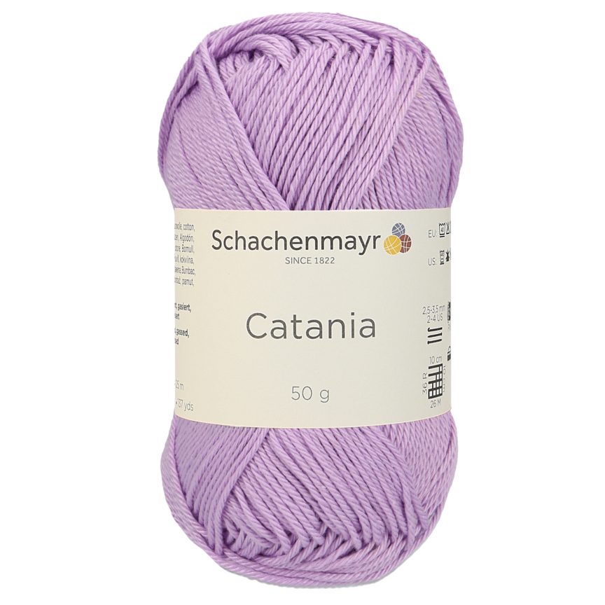 Schachenmayr Catania 0226 fil coton 50g lilas flieder mercerisé