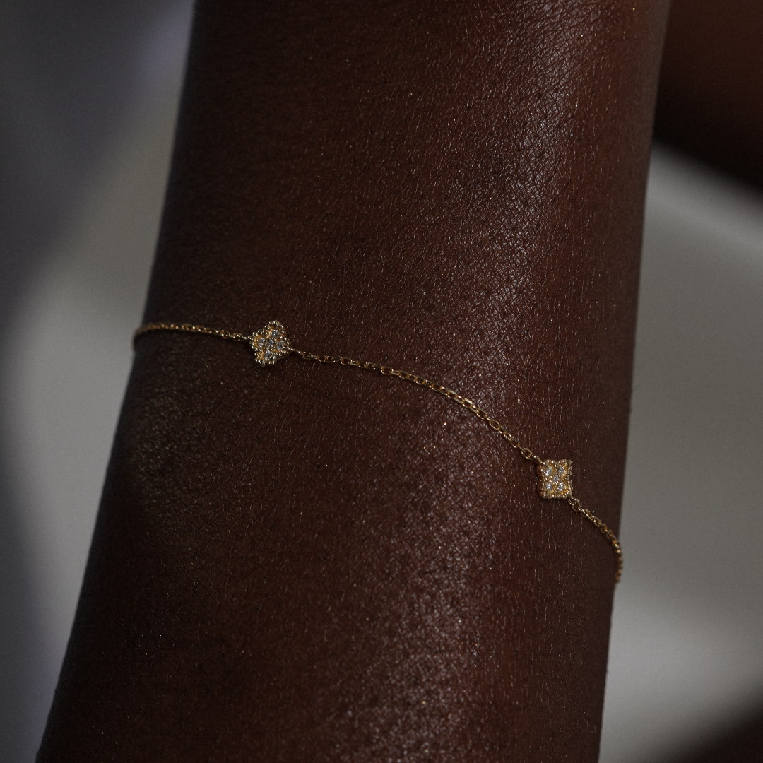 Angèle Brousse Nina Bracelet Or 18 Carats Diamants