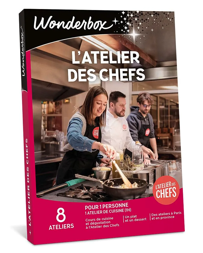 Wonderbox L'Atelier des Chefs coffret cuisine 1 pers cours