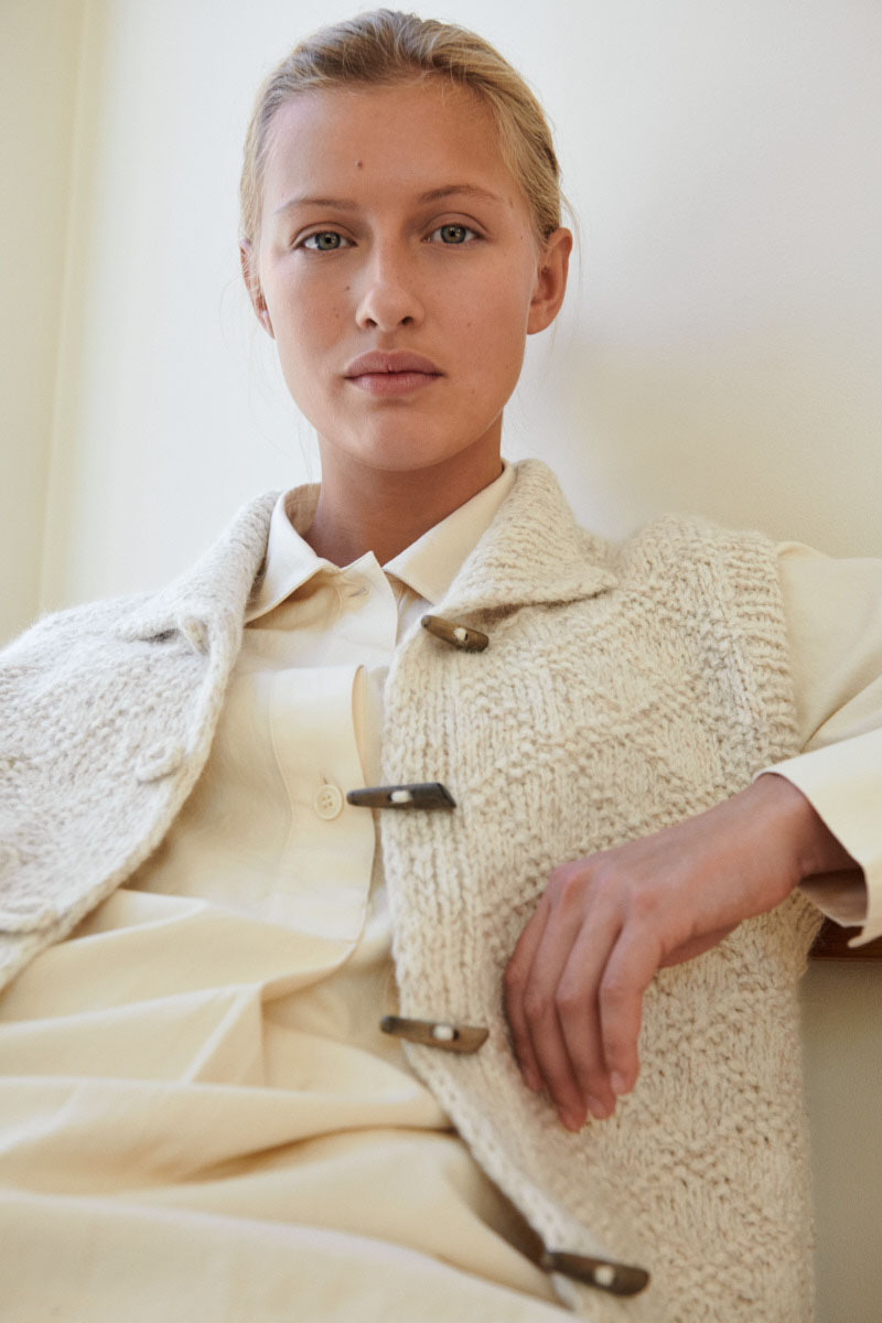 Isager Texture Vest kit tricot gilet sans manches laine
