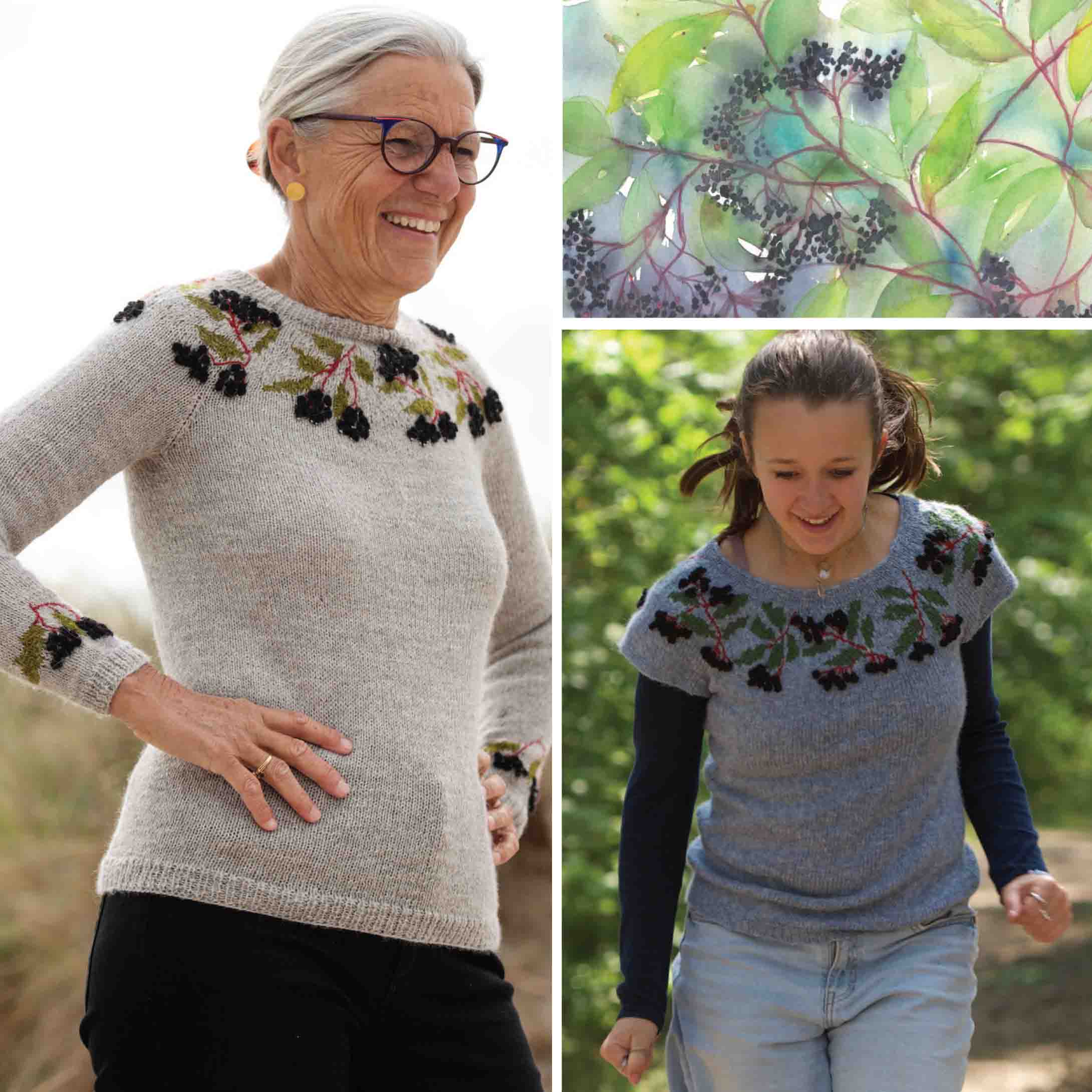 Isager Books Strejf af natur i strik livre tricot modèles laine
