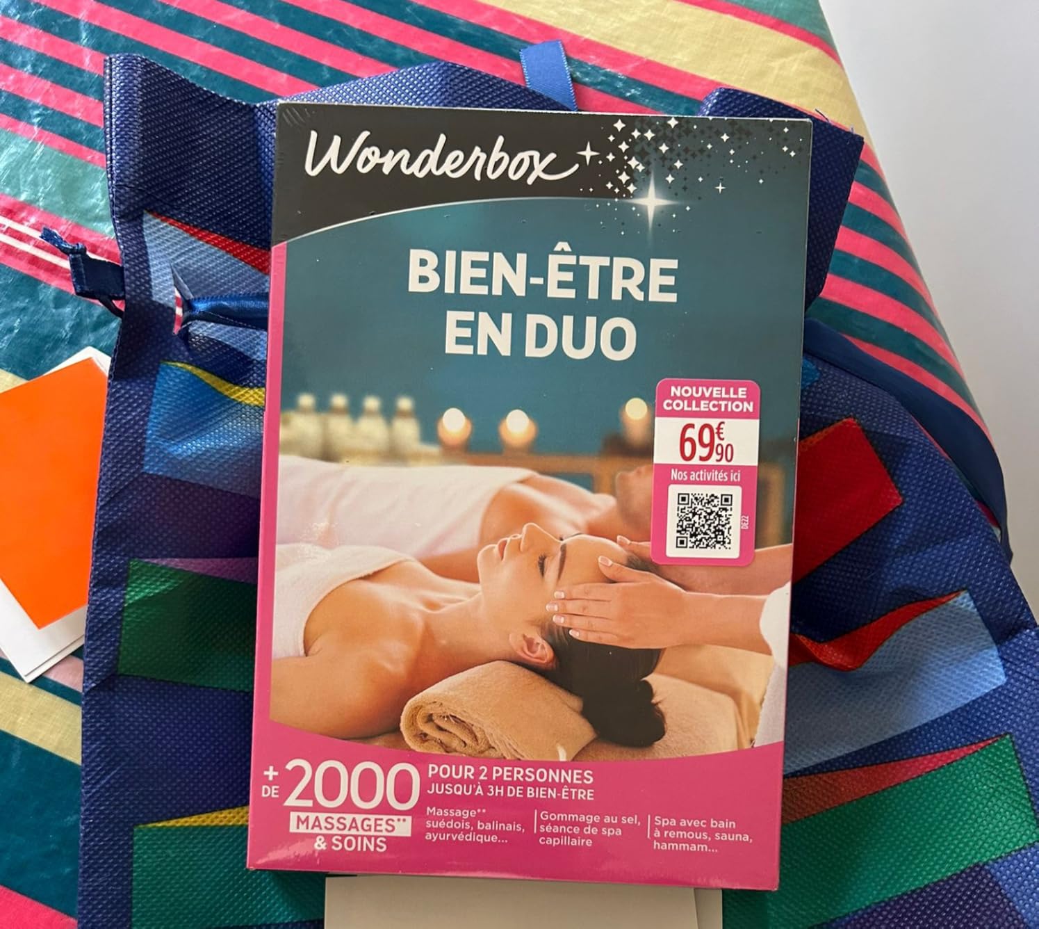 Wonderbox Bien-Être en Duo coffret cadeau 2 personnes massage