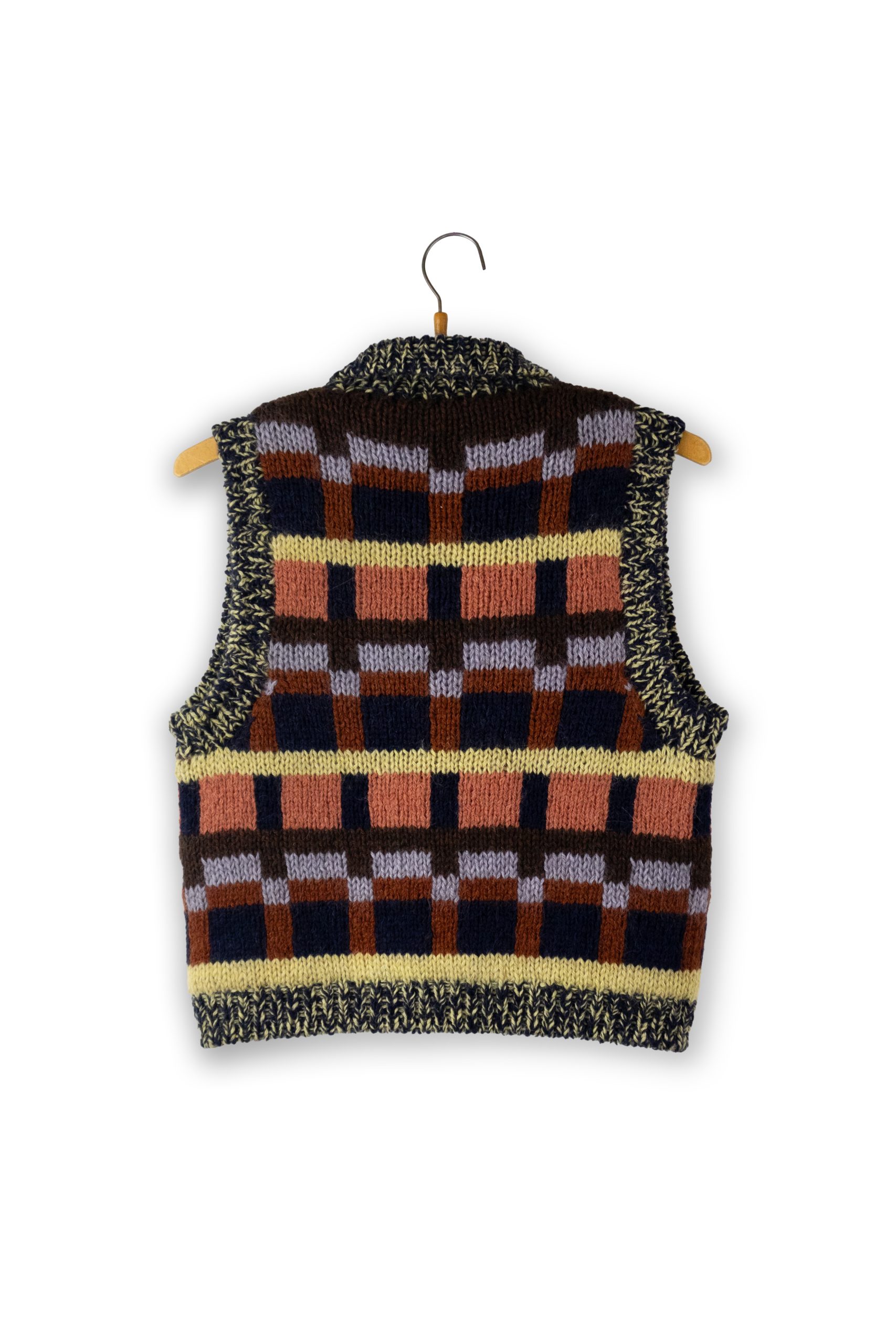Isager Yarn Kits Anni Vest kit tricot gilet laine