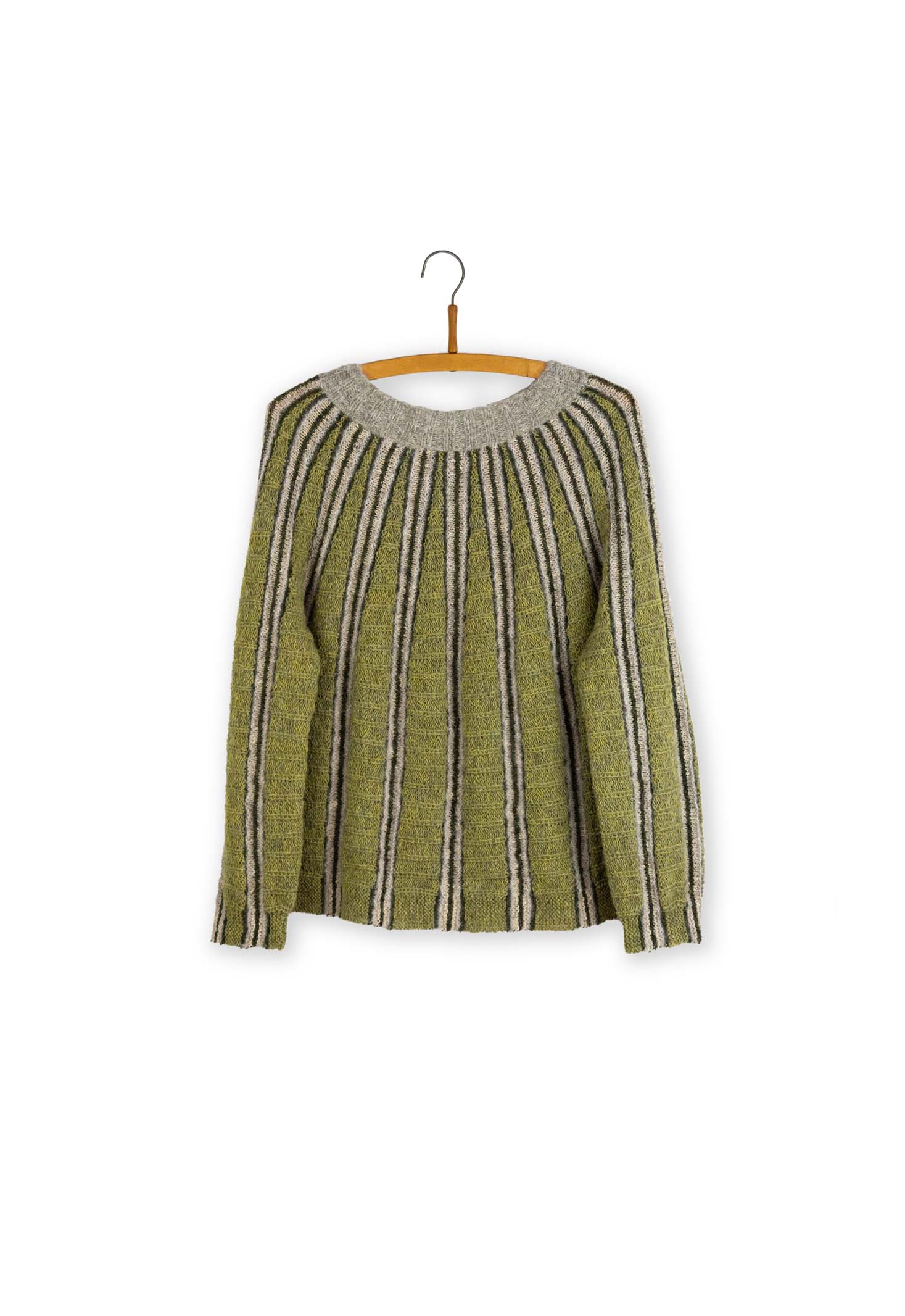 Isager Mussel kit tricot pull laine