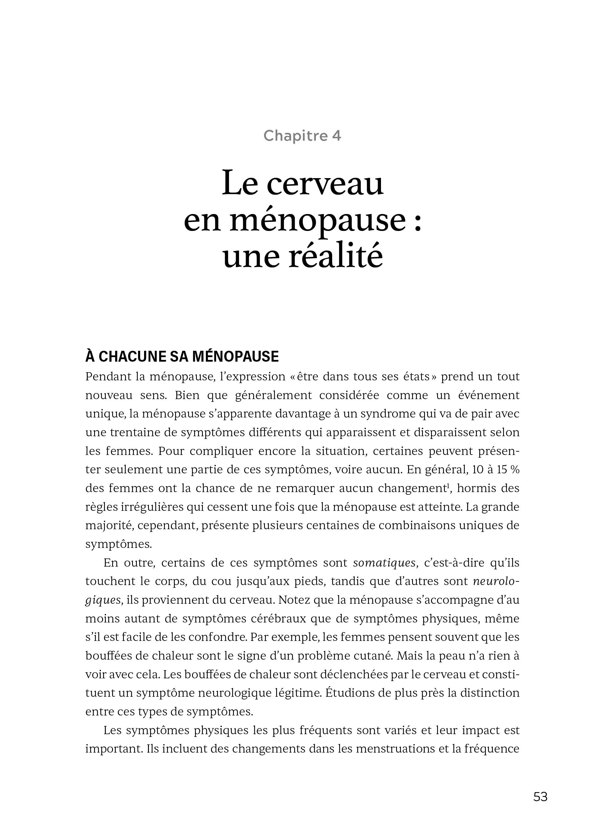 Souccar La ménopause commence cerveau livre broché femme