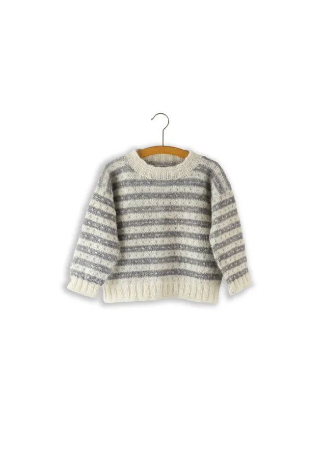 Isager Yarn Kits Holgers Sweater kit pull enfant Tversted