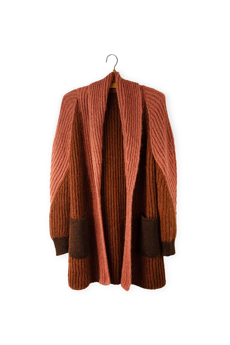 Isager Yarn Kits Lone Cardigan kit gilet laine