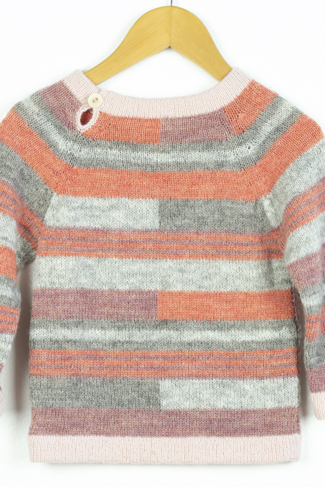 Isager Ærteblomst kit tricot pull laine jacquard