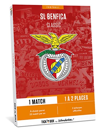 Wonderbox Évènements Sportifs SL Benfica coffret cadeau 2 pers match