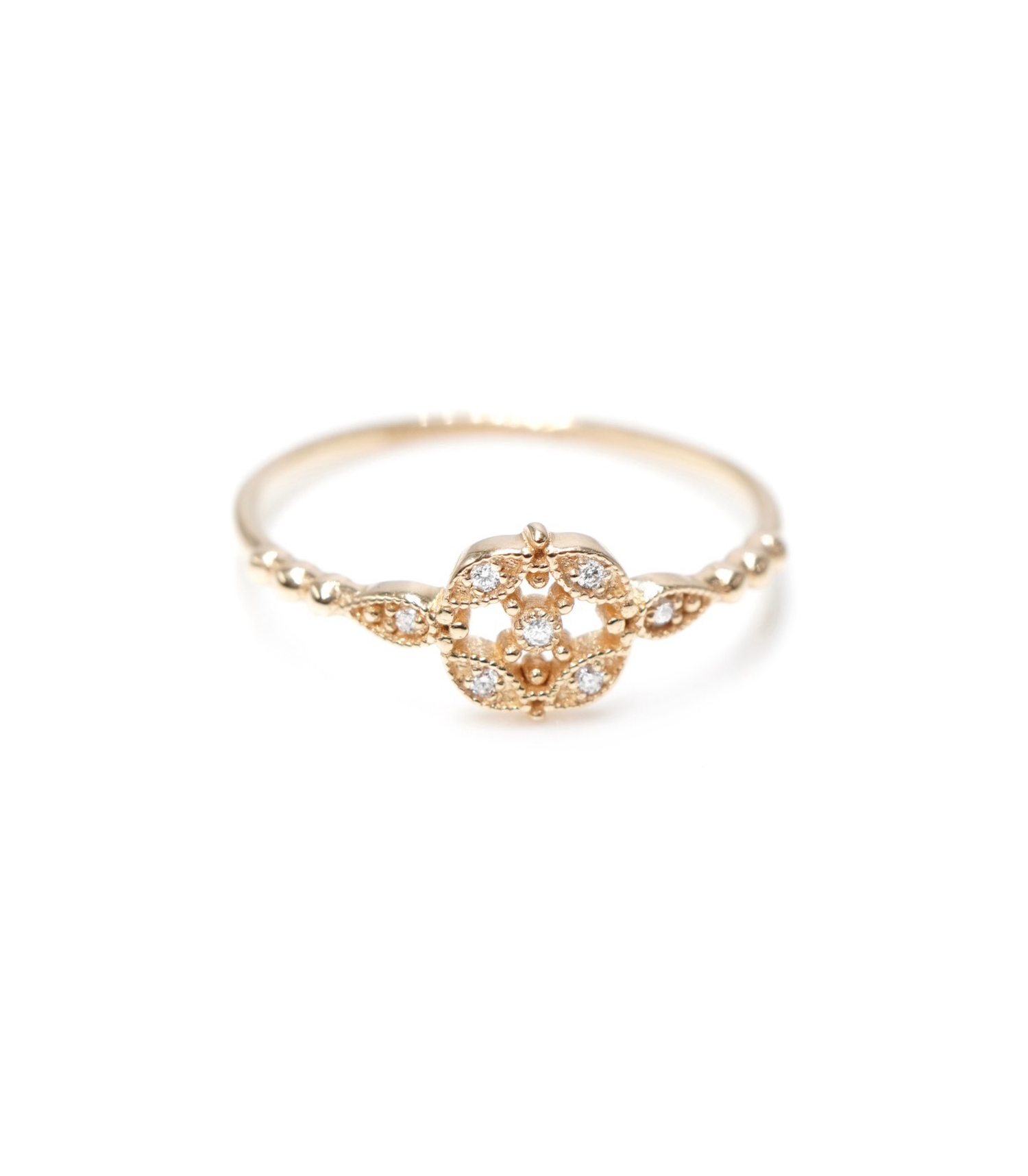 Angèle Brousse Romance sweet bague or 18 carats 7 diamants