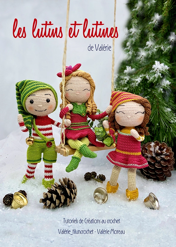 Valerie Fil Un Crochet Lutins livre crochet 26 pages A4