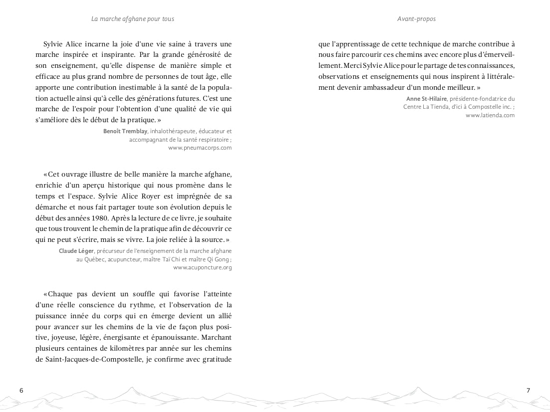 Souccar La marche afghane pour tous livre broché respiration
