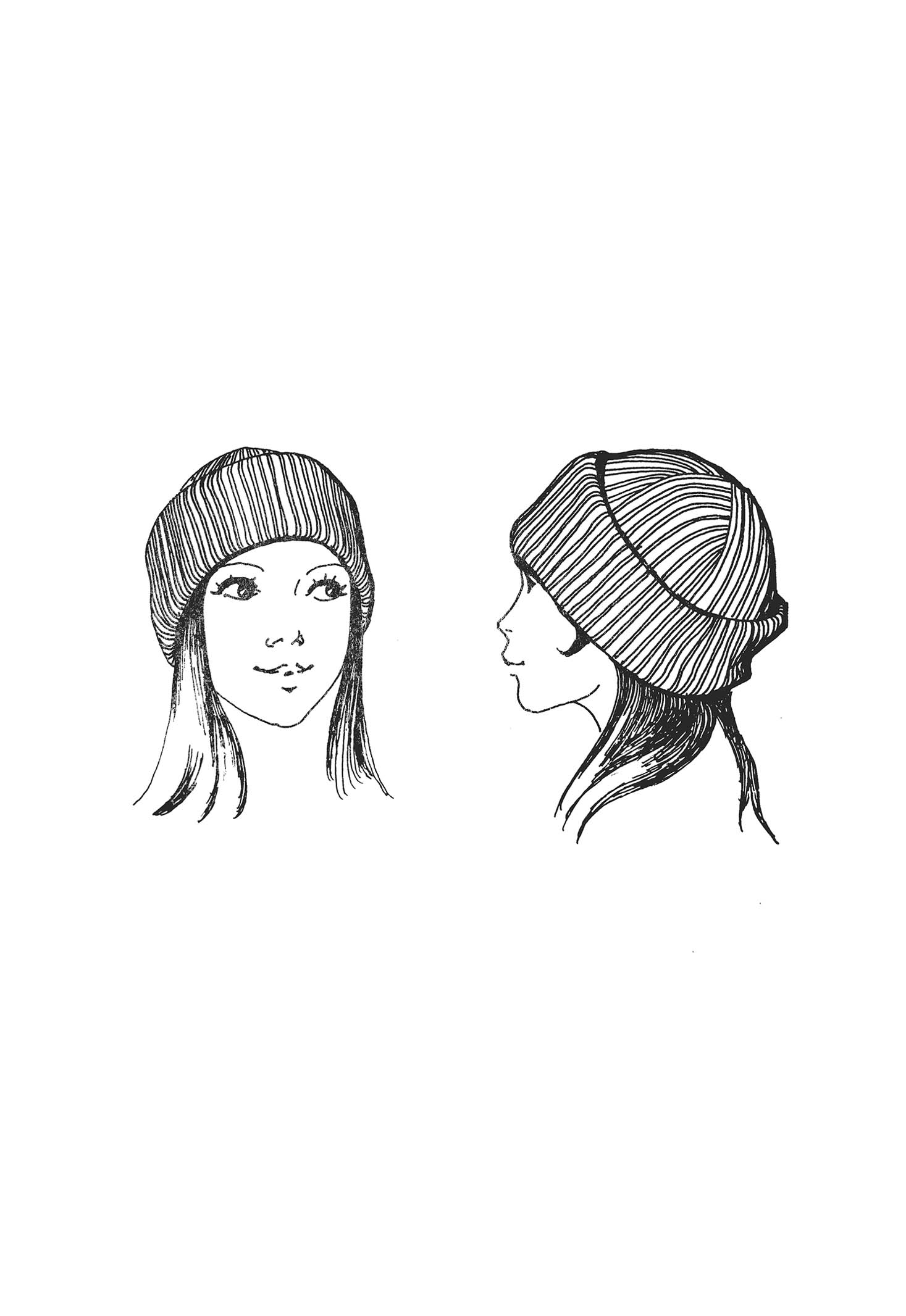 Isager Åses Hue kit tricot bonnet laine