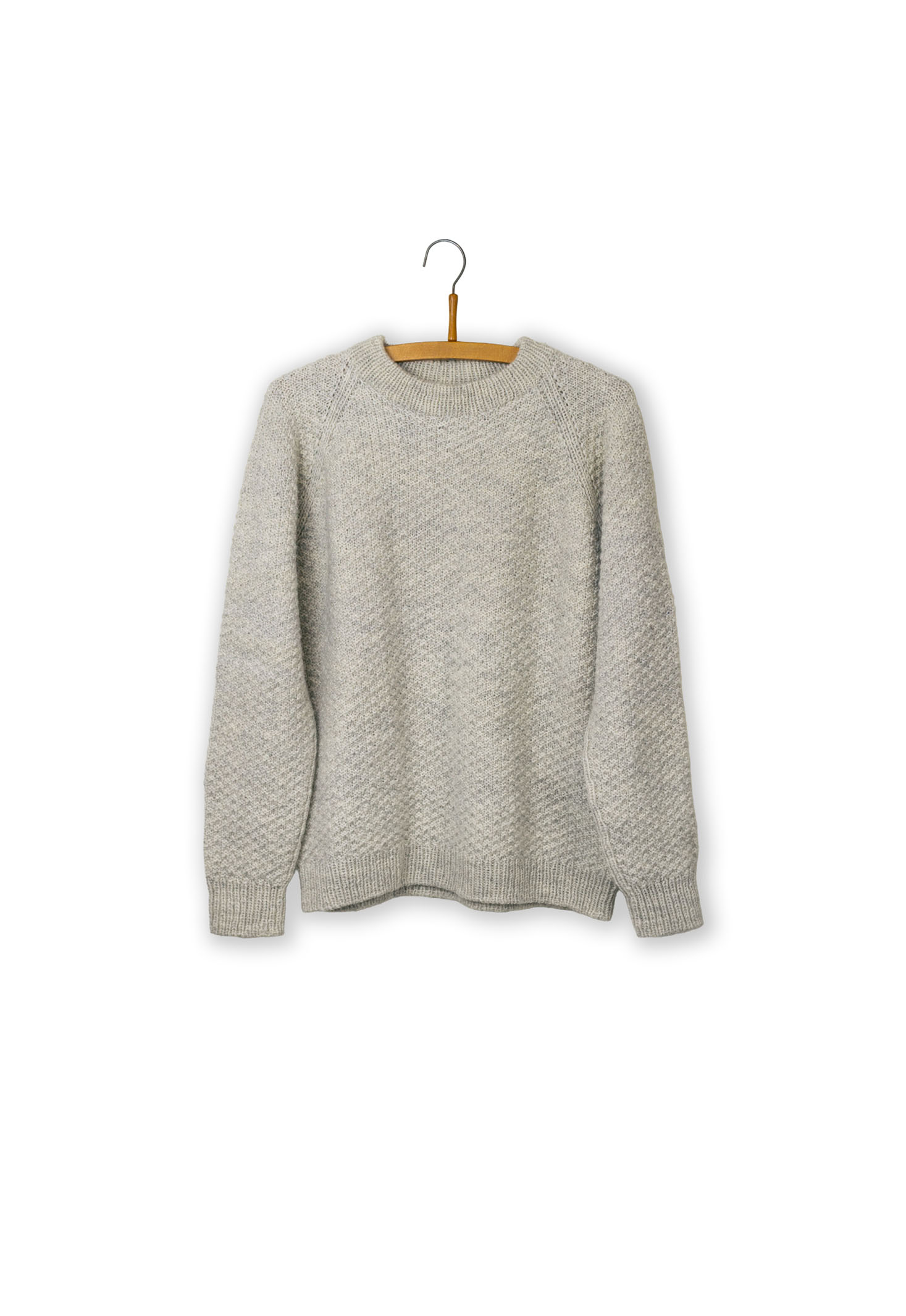 Isager Fabian Sweater kit pull Uld 2 Silk Mohair
