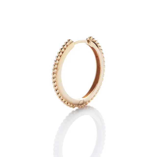 Angèle Brousse Georgia gm créole milgrain or 18 carats 1,6 cm