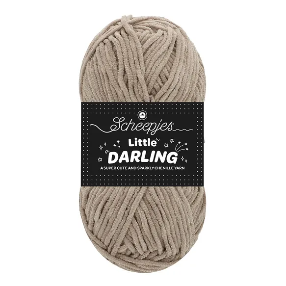 Scheepjes Sparkle 409S Koala fil chenille brillant