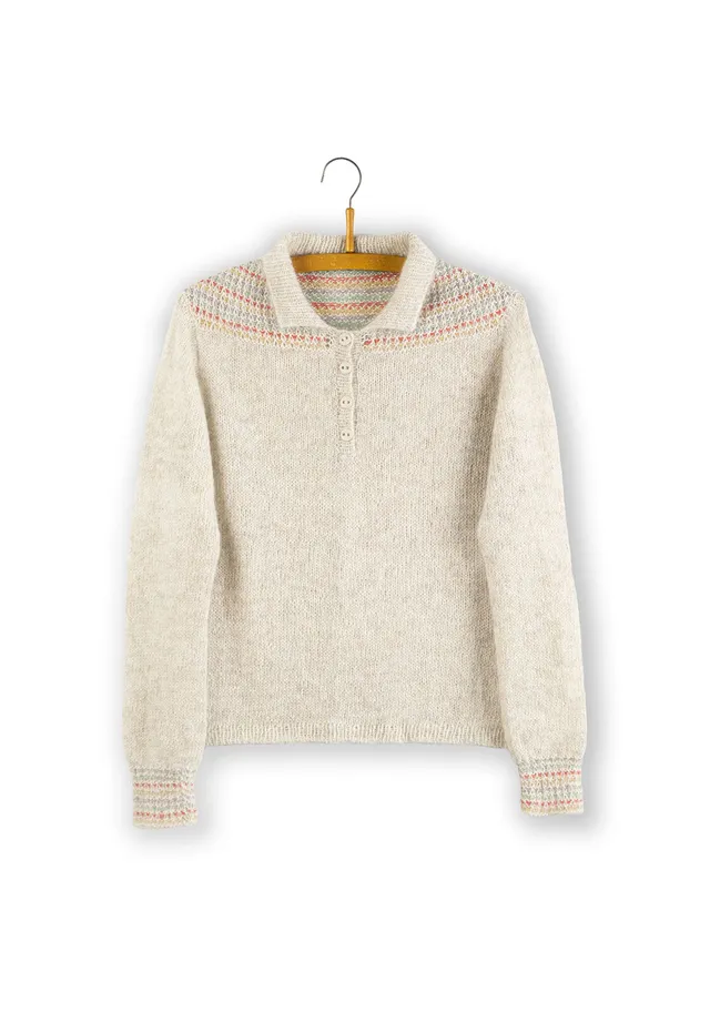 Isager Tove Shirt kit top tricot