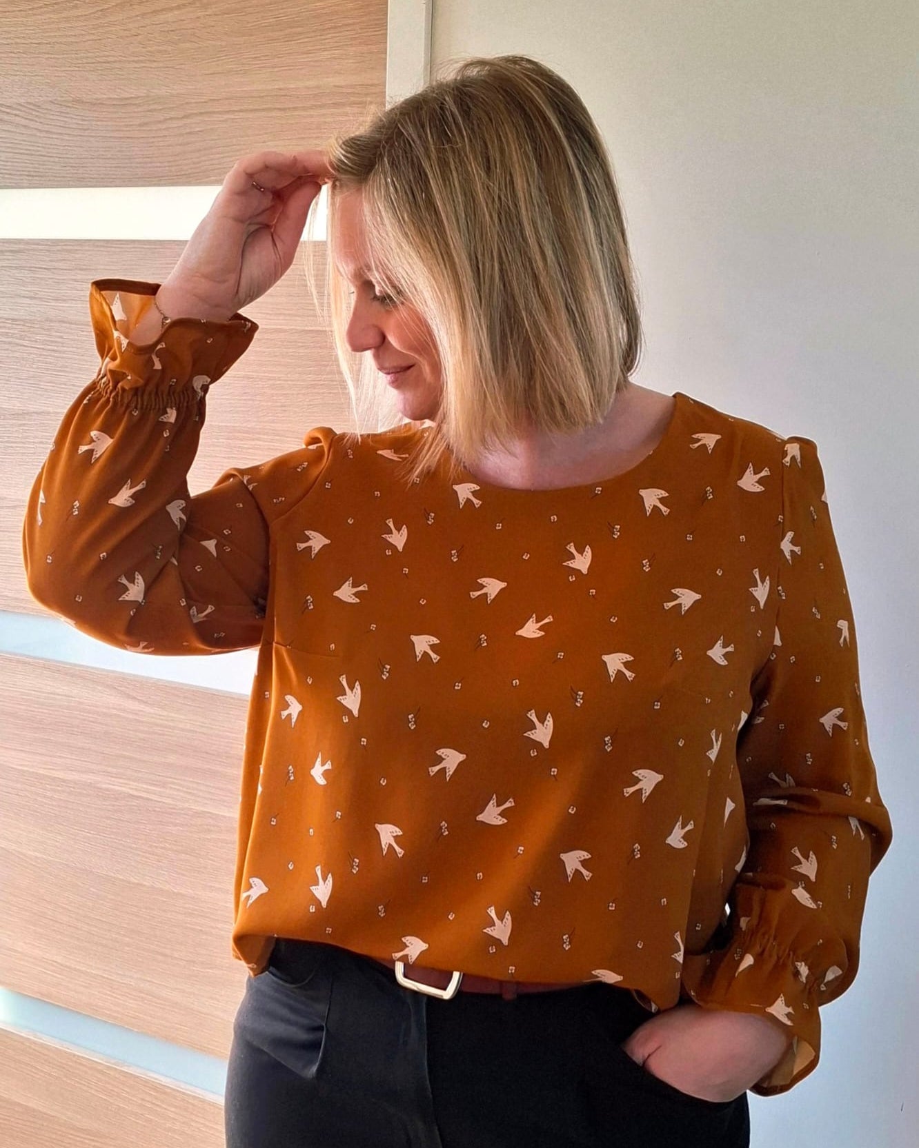 Laeti & Léa Azurée patron manches blouse femme PDF débutant