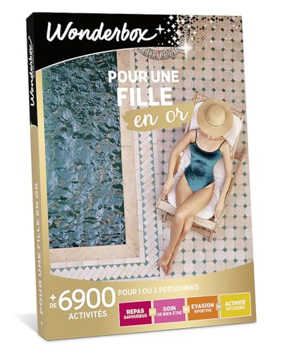 Wonderbox Multi-thèmes Fille Gars en Or coffret cadeau elle lui