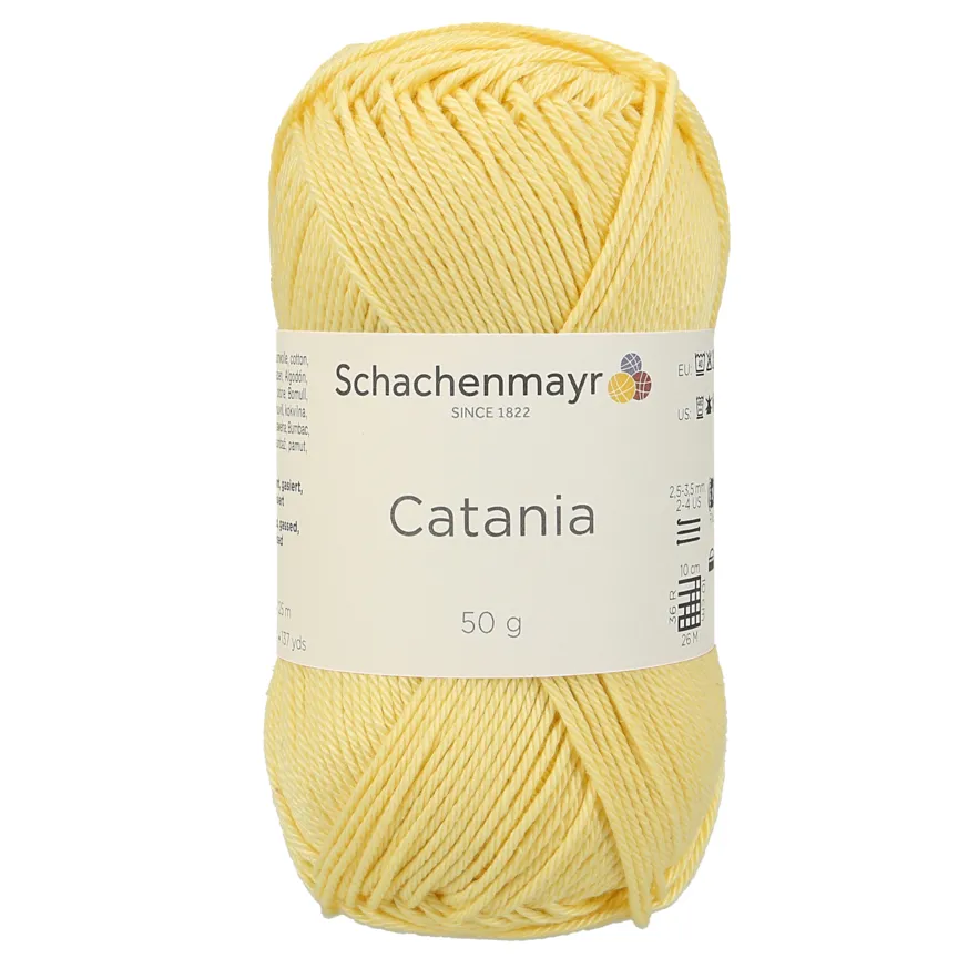 Schachenmayr Catania 0403 fil coton vanille 50 g
