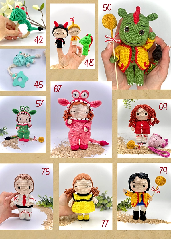 Le Doudou de Mons livre crochet A4 82 pages