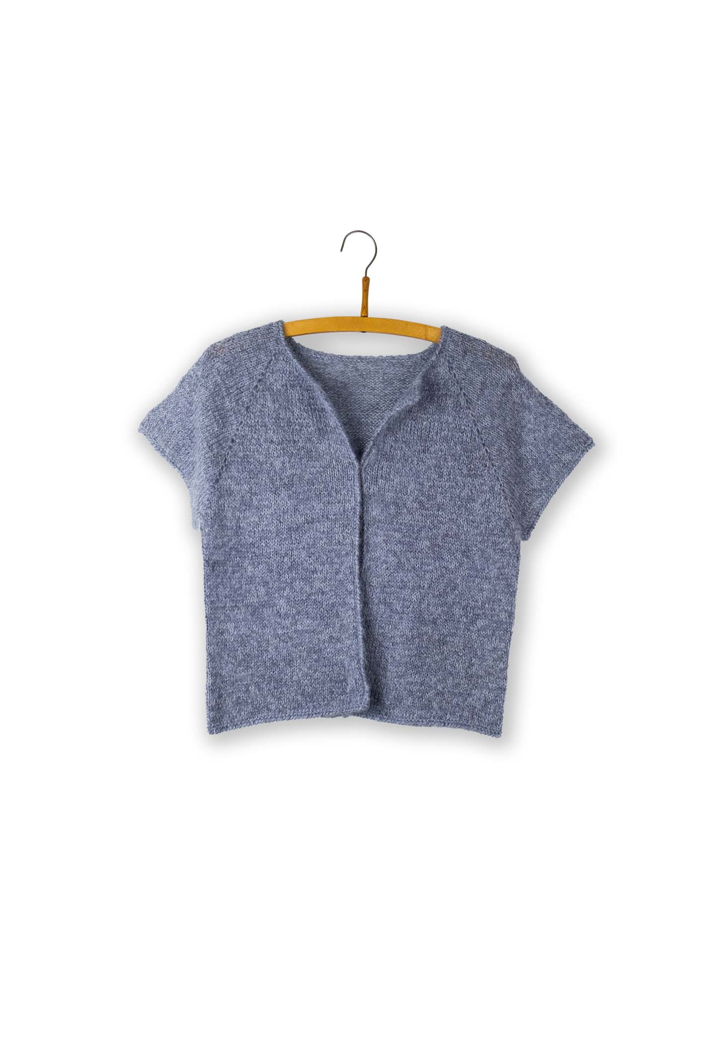 Isager Bluebell Cardi kit gilet mohair