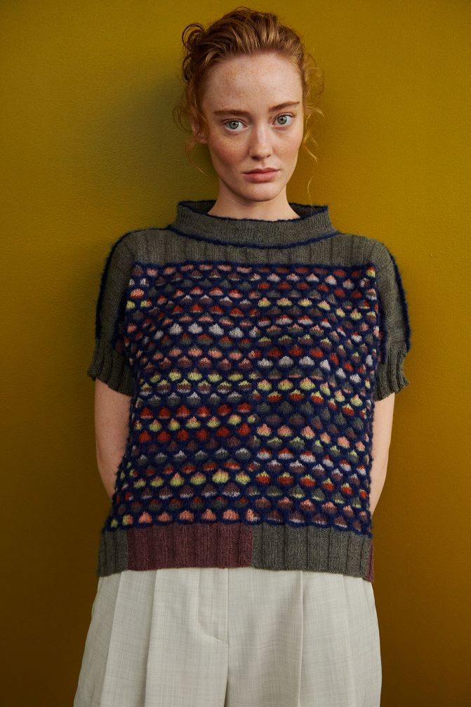 Isager Yarn Kits Namaste kit tricot pull laine femme