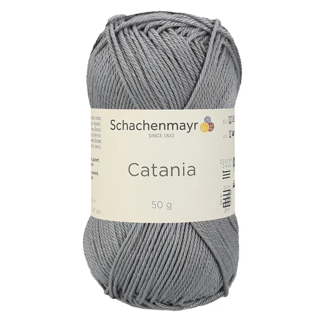 Schachenmayr Catania 0435 fil coton gris fumé