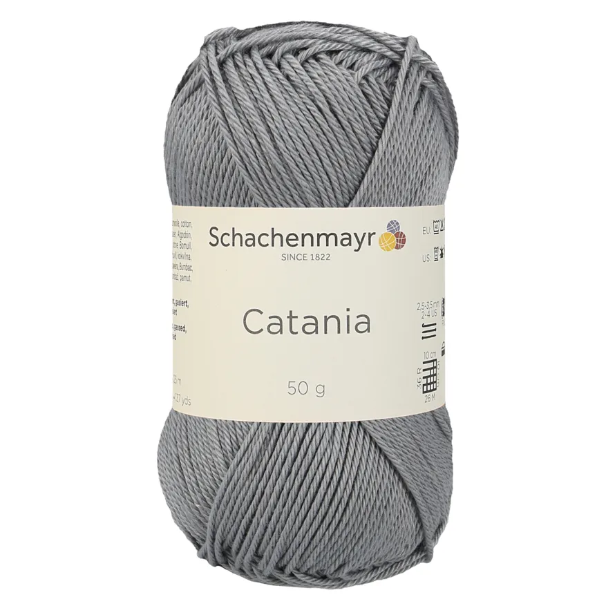 Schachenmayr Catania 0435 fil coton gris fumé