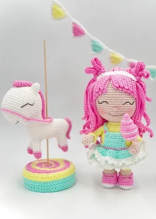 Valerie Fil un Crochet Gaspard et Candice livre fête foraine