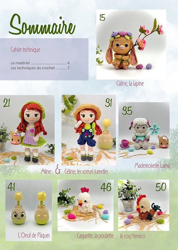 Valerie Fil Un Crochet Les Livres La Chasse aux Oeufs livre crochet A4
