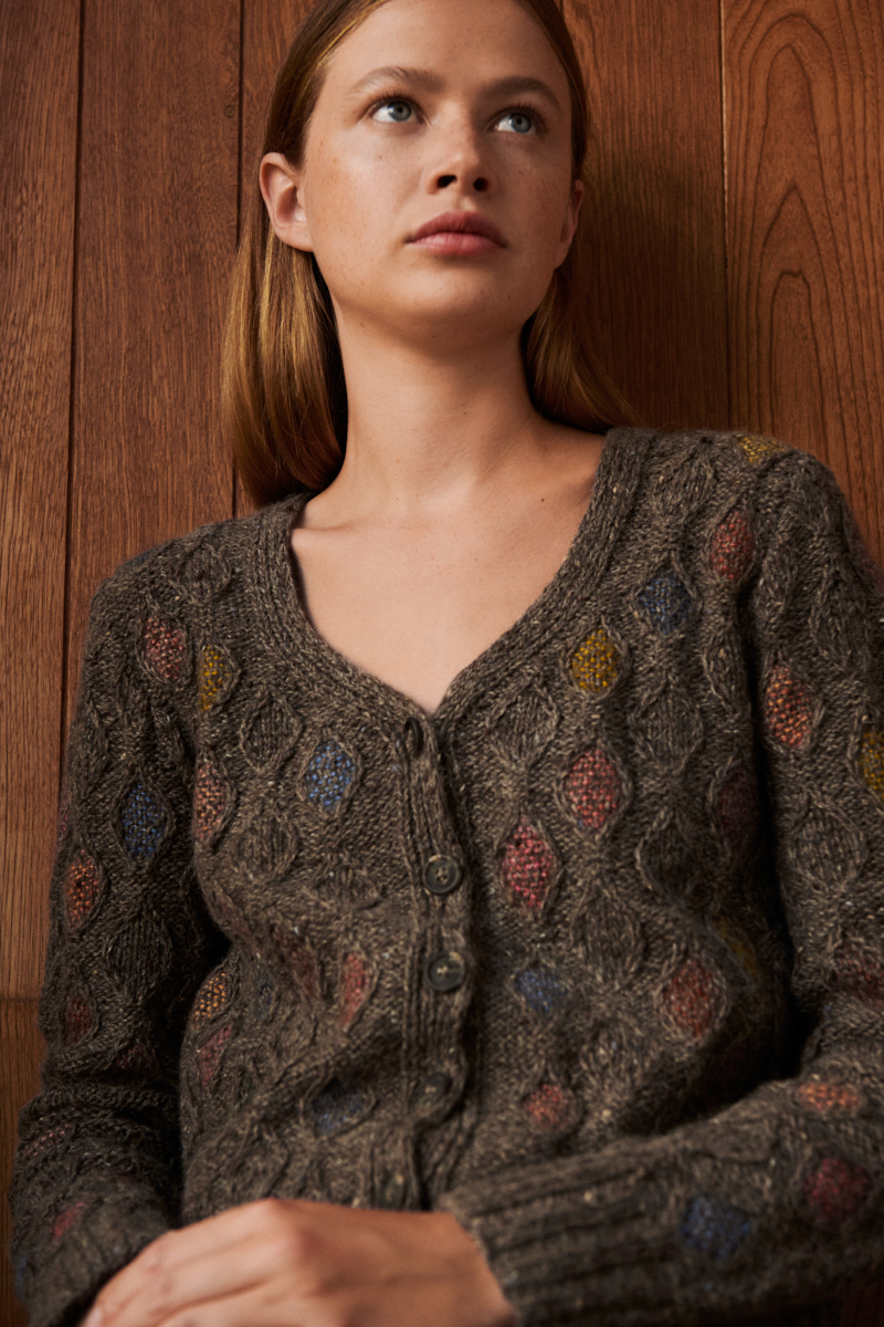 Isager Aronia Cardigan kit tricot gilet laine