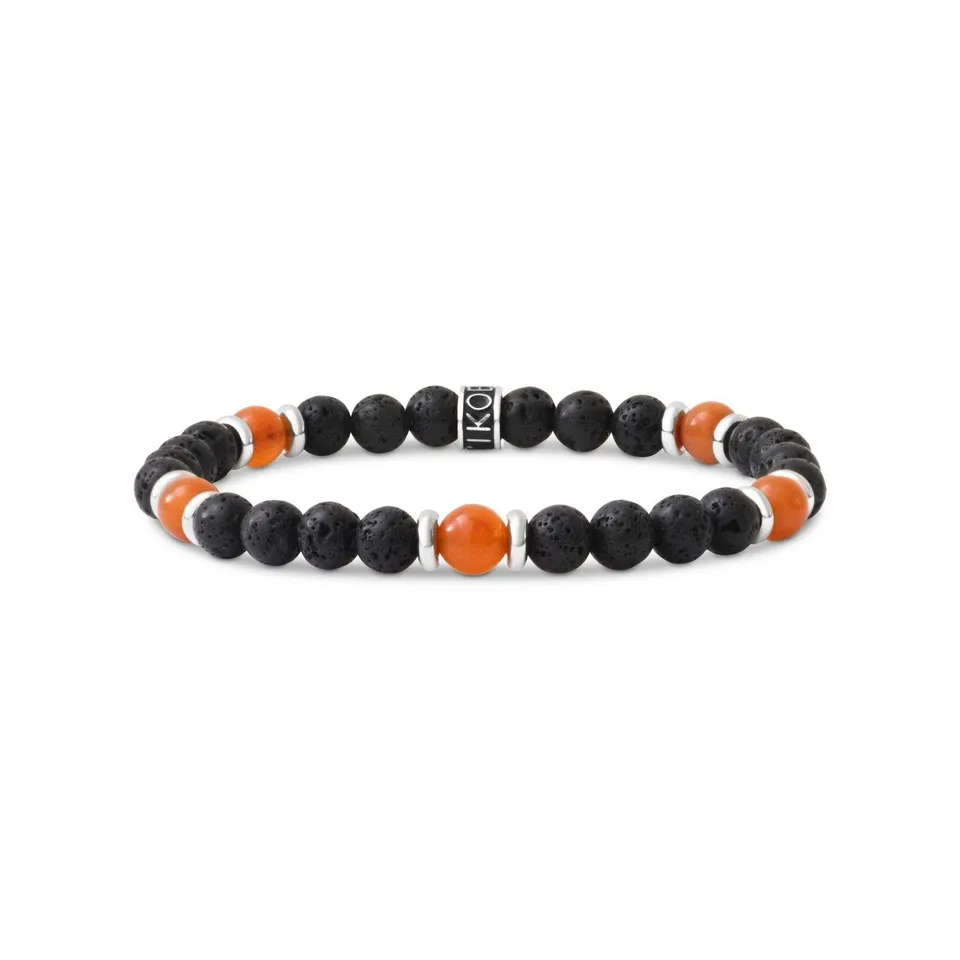 IKOBA Bracelets Aventurine Orange Pierre de Lave 6mm