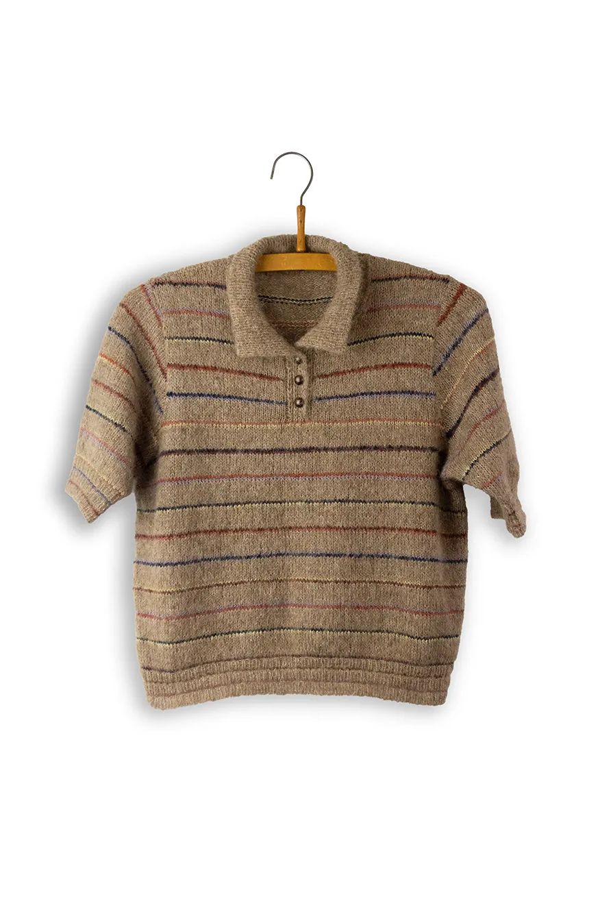 Isager Yarn Kits Gunta Shirt kit tricot laine femme