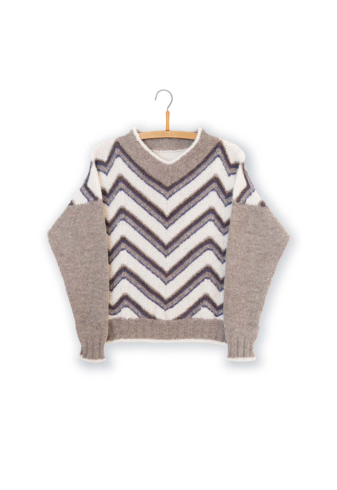Isager Himalaya kit tricot pull laine