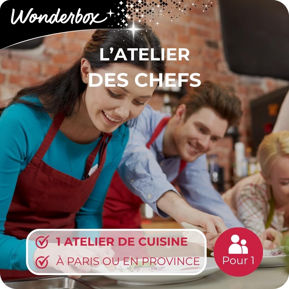 Wonderbox L'Atelier des Chefs coffret cuisine 1 pers cours