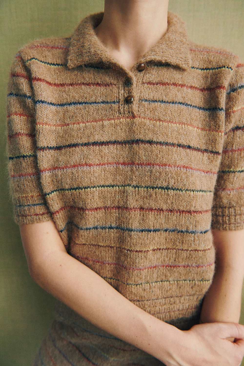 Isager Yarn Kits Gunta Shirt kit tricot laine femme