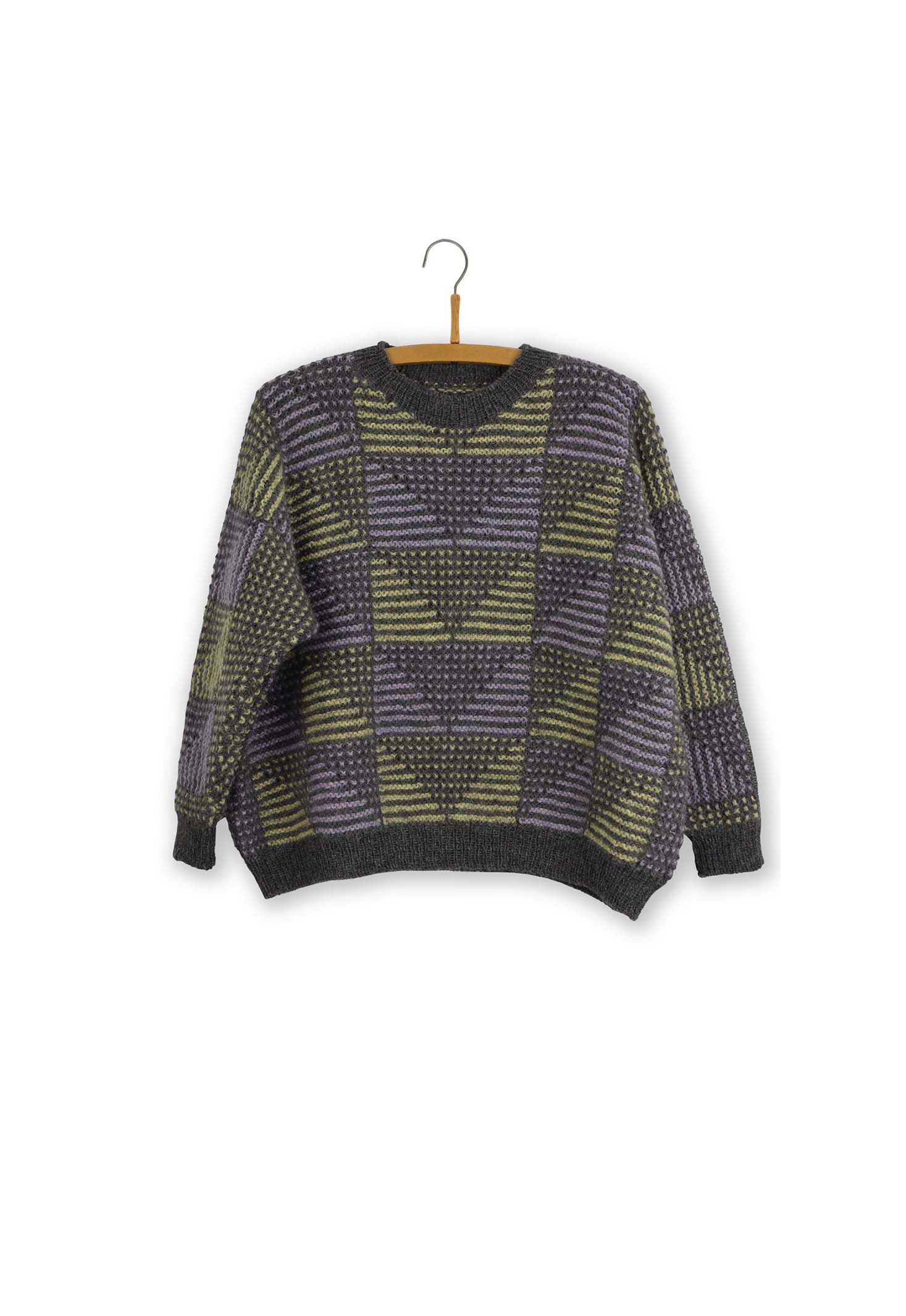 Isager Triangles patron tricot châle motifs