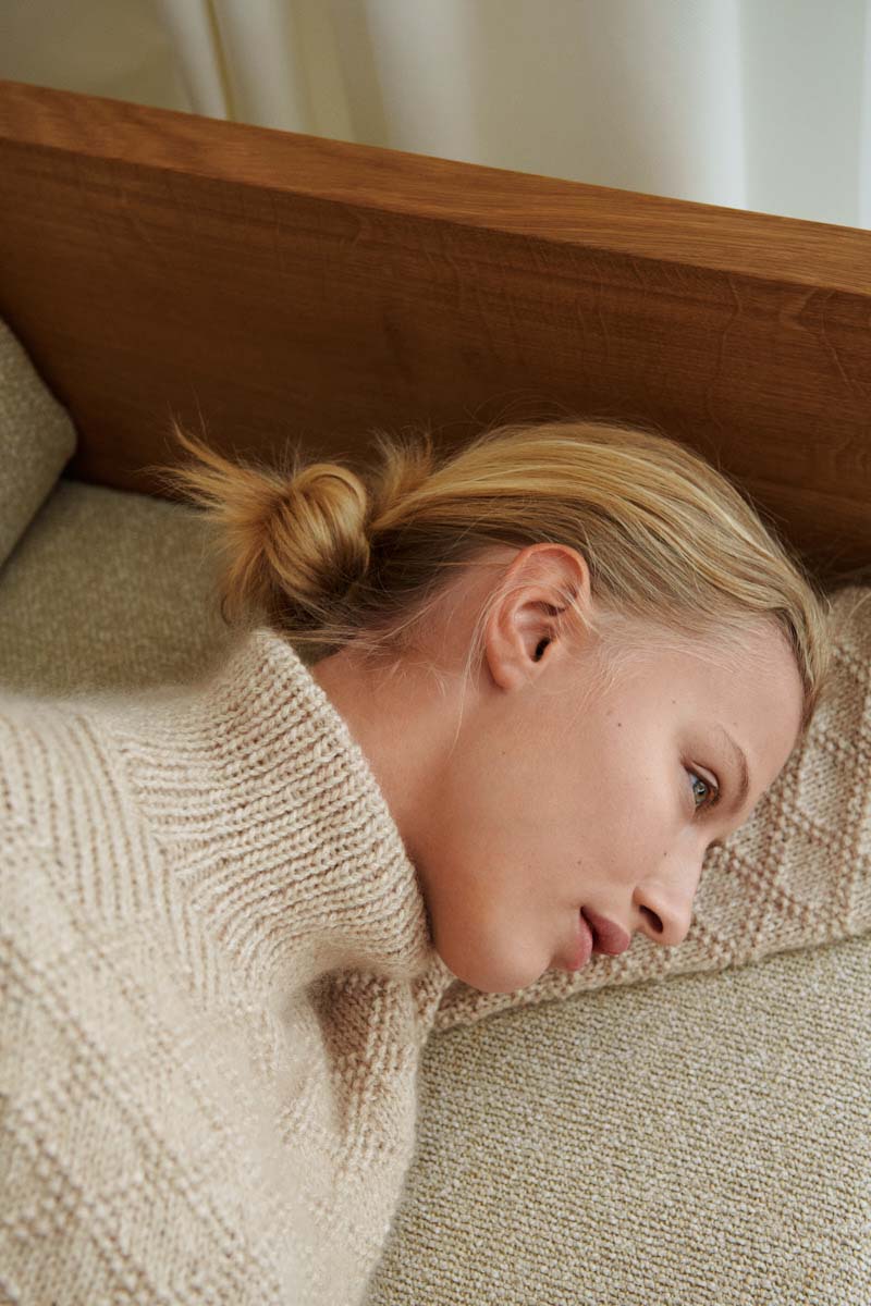 Isager Texture Sweater kit tricot pull femme laine